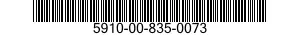 5910-00-835-0073  5910008350073 008350073