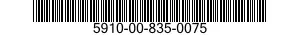 5910-00-835-0075 CAPACITOR,FIXED,ELECTROLYTIC 5910008350075 008350075