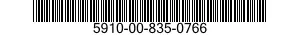 5910-00-835-0766  5910008350766 008350766