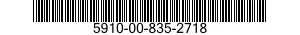 5910-00-835-2718 CAPACITOR,FIXED,PLASTIC DIELECTRIC 5910008352718 008352718