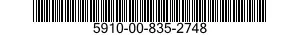 5910-00-835-2748  5910008352748 008352748