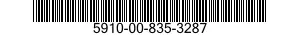 5910-00-835-3287 CAPACITOR,FIXED,ELECTROLYTIC 5910008353287 008353287