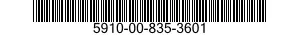 5910-00-835-3601 CAPACITOR,FIXED,ELECTROLYTIC 5910008353601 008353601