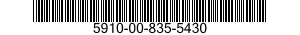 5910-00-835-5430  5910008355430 008355430