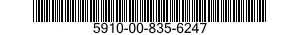 5910-00-835-6247  5910008356247 008356247