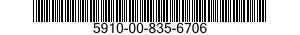 5910-00-835-6706  5910008356706 008356706