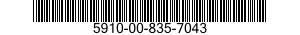 5910-00-835-7043  5910008357043 008357043