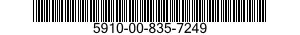 5910-00-835-7249  5910008357249 008357249