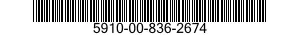 5910-00-836-2674  5910008362674 008362674