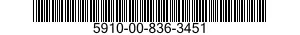 5910-00-836-3451 CAPACITOR,FIXED,ELECTROLYTIC 5910008363451 008363451