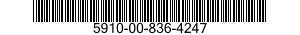 5910-00-836-4247  5910008364247 008364247