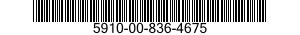 5910-00-836-4675  5910008364675 008364675