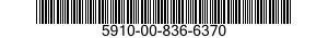 5910-00-836-6370  5910008366370 008366370