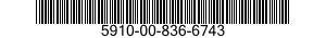 5910-00-836-6743  5910008366743 008366743