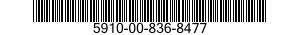 5910-00-836-8477  5910008368477 008368477