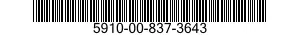 5910-00-837-3643  5910008373643 008373643