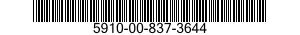 5910-00-837-3644  5910008373644 008373644