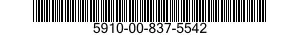 5910-00-837-5542 CAPACITOR,FIXED,ELECTROLYTIC 5910008375542 008375542