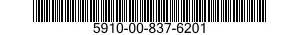 5910-00-837-6201  5910008376201 008376201