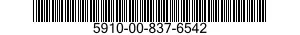 5910-00-837-6542  5910008376542 008376542