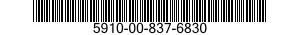 5910-00-837-6830  5910008376830 008376830