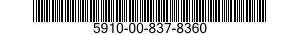 5910-00-837-8360  5910008378360 008378360