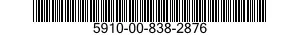 5910-00-838-2876  5910008382876 008382876