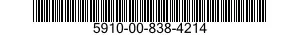 5910-00-838-4214 CAPACITOR,FIXED,ELECTROLYTIC 5910008384214 008384214