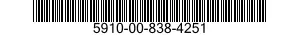 5910-00-838-4251  5910008384251 008384251