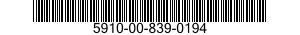5910-00-839-0194  5910008390194 008390194