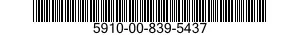 5910-00-839-5437  5910008395437 008395437