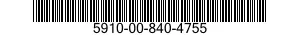 5910-00-840-4755  5910008404755 008404755