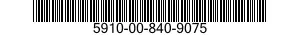5910-00-840-9075  5910008409075 008409075