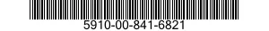 5910-00-841-6821  5910008416821 008416821