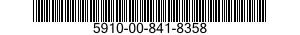 5910-00-841-8358 CAPACITOR,FIXED,CERAMIC DIELECTR 5910008418358 008418358