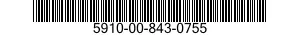 5910-00-843-0755  5910008430755 008430755