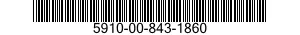 5910-00-843-1860  5910008431860 008431860