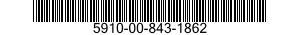 5910-00-843-1862  5910008431862 008431862