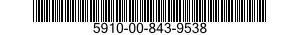 5910-00-843-9538  5910008439538 008439538