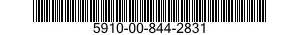 5910-00-844-2831  5910008442831 008442831
