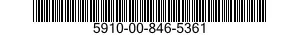 5910-00-846-5361  5910008465361 008465361