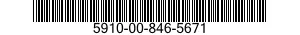 5910-00-846-5671  5910008465671 008465671