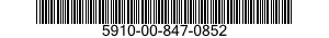 5910-00-847-0852  5910008470852 008470852