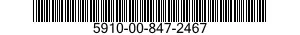5910-00-847-2467  5910008472467 008472467
