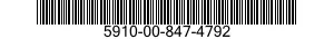 5910-00-847-4792 CAPACITOR,FIXED,PLASTIC DIELECTR 5910008474792 008474792
