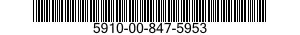 5910-00-847-5953  5910008475953 008475953