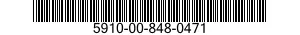 5910-00-848-0471  5910008480471 008480471