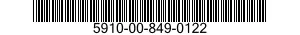 5910-00-849-0122  5910008490122 008490122