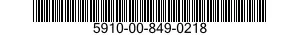 5910-00-849-0218  5910008490218 008490218