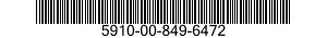 5910-00-849-6472 CAPACITOR,FIXED,ELECTROLYTIC 5910008496472 008496472